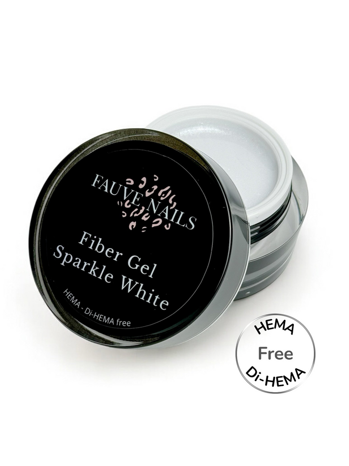 Fiber gel Sparkle White HEMA - Di-HEMA free