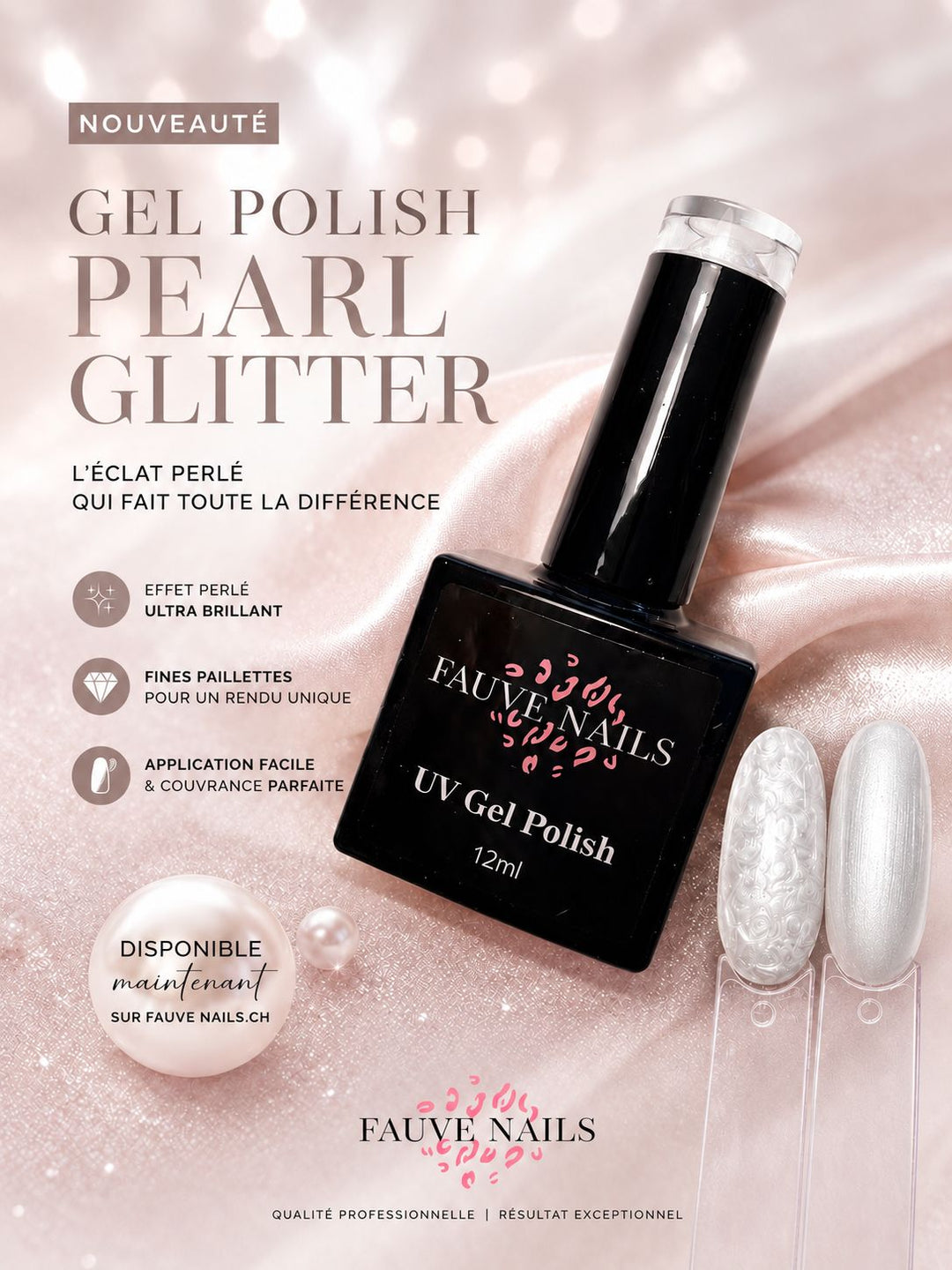 Pearl Glitter 01 Gel polish