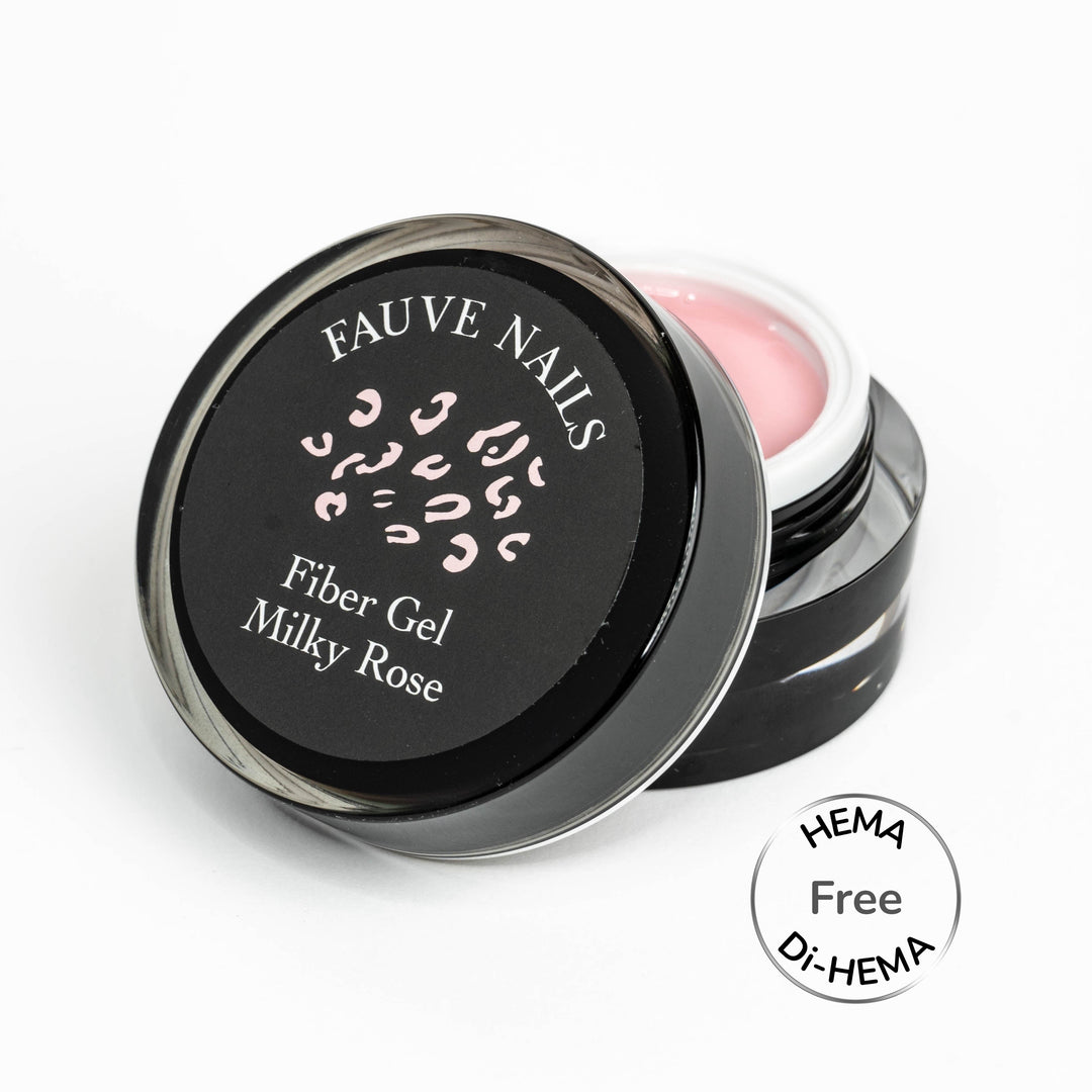 Fiber gel Milky Rose HEMA - Di-HEMA free